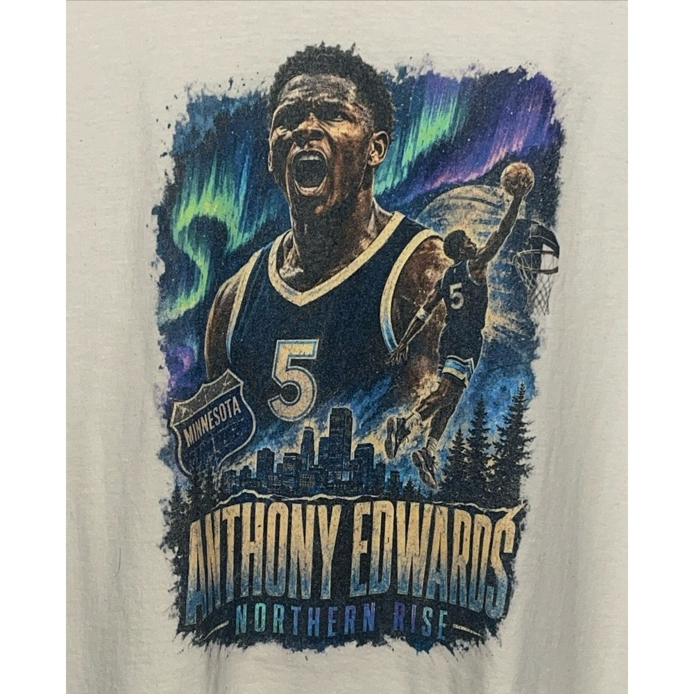 Anthony Edwards Men's T-Shirt Medium NWOT